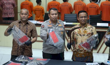 Polda-Jatim-Amankan-11-Tersangka-Curanmor,-Ketua-Komplotan-yang-Serang-Polisi-Diberi-Tindakan-Tegas-Terukur