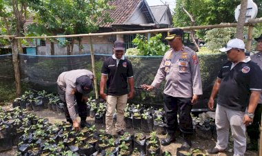 Kasat-Binmas-Polresta-Sidoarjo-Ajak-Maksimalkan-Hasil-Swasembada-Pangan-Kampung-Lombok