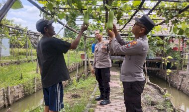 Polsek-Buduran-Gencarkan-Patroli-Sambang-Desa-Dukung-Program-Ketahanan-Pangan-Polresta-Sidoarjo