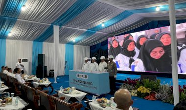 Polri-Resmikan-Groundbreaking-SPPG-di-Madiun,-Dukung-Program-Makan-Bergizi-untuk-Ribuan-Siswa