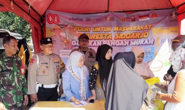 Kompak-Tiga-Pilar-Kecamatan-Krian--Gelar-Gerakan-Pangan-Murah
