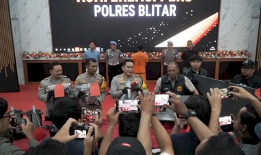 Polisi-Amankan-41-Orang-Pascakerusuhan-di-Gedung-DPRD-Kabupaten-Blitar-12-Orang-Ditetapkan-Tersangka