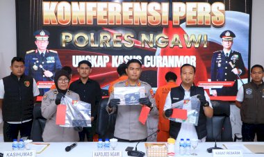 Kurang-dari-24-Jam,-Polres-Ngawi-Berhasil-Ungkap-Kasus-Curanmor-17-TKP-Lintas-Provinsi