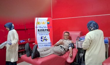ASN-Polresta-Sidoarjo-Adakan-Donor-Darah-Peringati-HUT-KORPRI-Ke-54