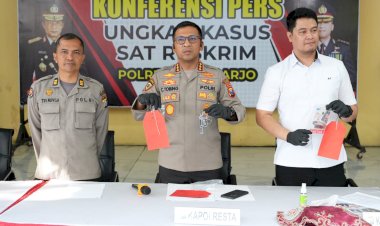 Polresta-Sidoarjo-Ungkap-Pencurian-Brankas-di-Taman-Pinang-Indah,-Pelaku-Sindikat-Lintas-Provinsi
