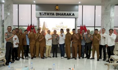 Polres-Mojokerto-Perkuat-Sinergi-dengan-PKD-Serap-Aspirasi-Kepala-Desa