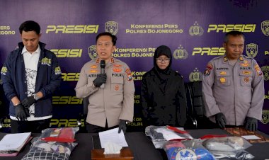 Polres-Bojonegoro-Ungkap-Dua-Kasus-Curanmor,-Dua-Tersangka-Diamankan