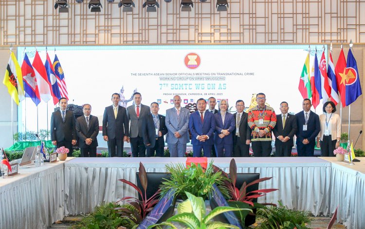 Delegasi Polri Hadiri Pertemuan ASEAN SOMTC Working Group on Arms Smuggling di Kamboja