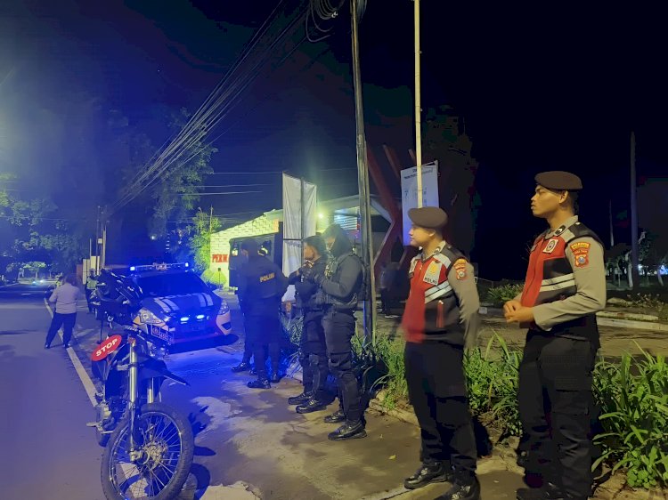 Jelang Idul Adha Polresta Banyuwangi Gelar KRYD Patroli Skala Besar