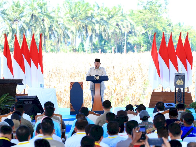 Presiden Prabowo Senang Kapolri dan Jajaran Turut Sukseskan Swasembada Pangan