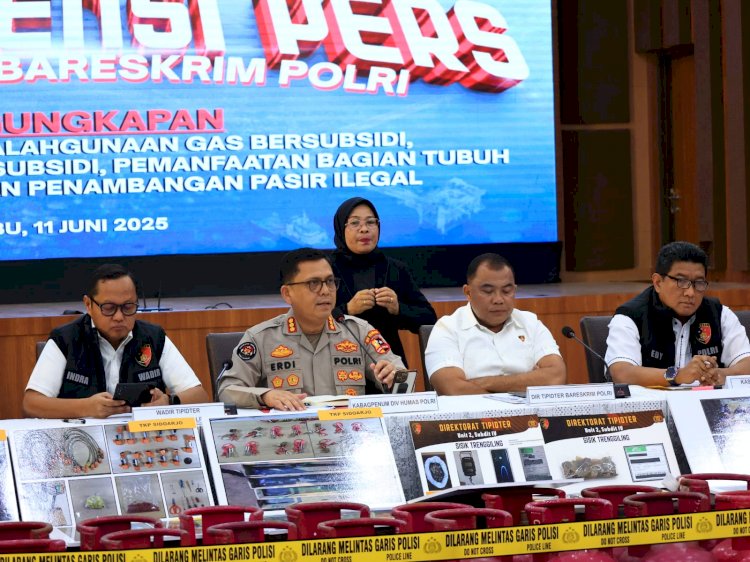 Bareskrim Ungkap Tambang Pasir Ilegal Rugikan Negara Hingga Rp1 Miliar