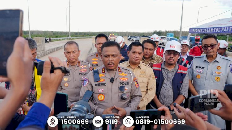 Kakorlantas Polri Tinjau Jalan Tol Banyuasin–Betung: Prioritaskan Keselamatan & Evaluasi Kepadatan Lalu Lintas