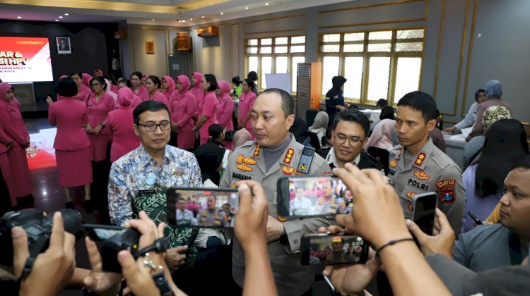 Hari Bhayangkara ke-79 dan HKGB ke-73, Polresta Malang Kota Beri Layanan Vaksin HPV Gratis Bagi Kaum Perempuan