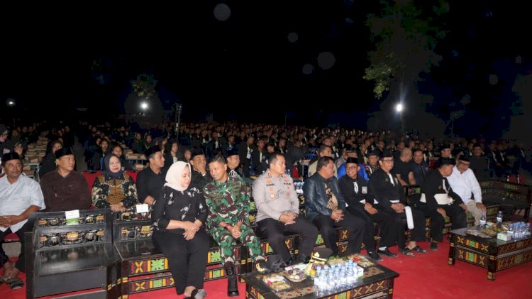 Pengesahan PSHT Berjalan Kondusif, Kapolres Nganjuk Apresiasi Pesilat dan Personel Pengamanan