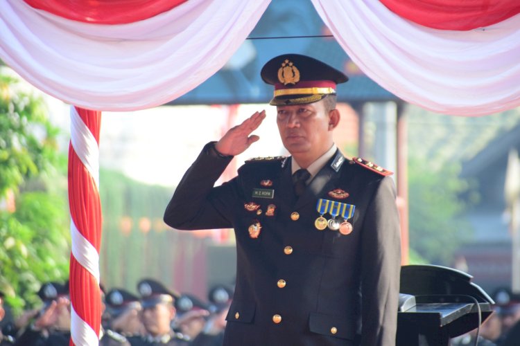 Polresta Sidoarjo Gelar Upacara Hari Kemerdekaan RI Ke-80
