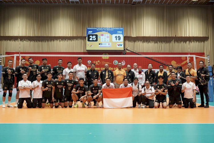 Jakarta Bhayangkara Presisi Juara Turnamen Voli Internasional di Vietnam