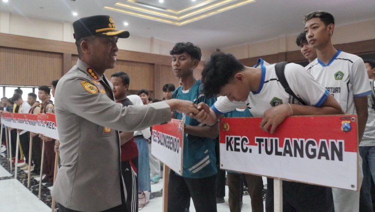 Gali Potensi Pelajar dalam Perlombaan Piala Kapolresta Sidoarjo