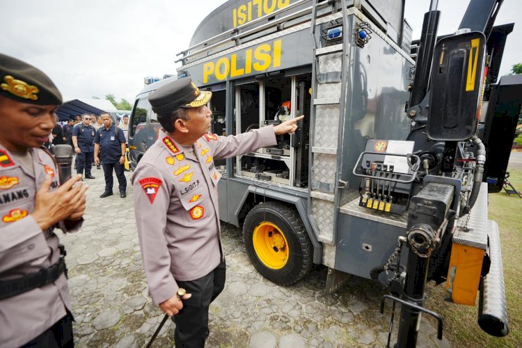 Kapolri Cek Langsung Personel-Sarpras Polda DIY, Pastikan Siap Hadapi Potensi Bencana