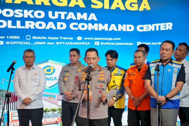 Kapolri dan Menhub Tinjau Kesiapan Pengamanan Nataru di JMTC Bekasi