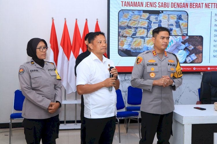 Polres Ngawi Gagalkan Peredaran Narkoba Jenis Sabu Senilai 30 Miliar