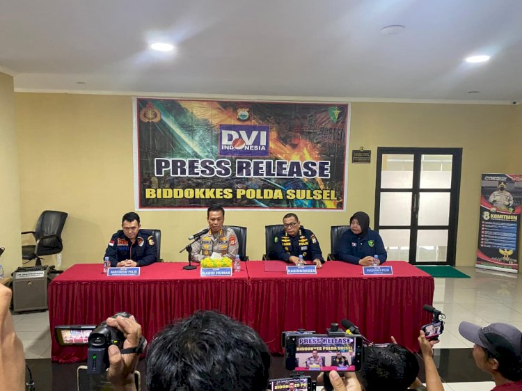 Tim DVI Polri Lakukan Tahap Awal Identifikasi 10 Korban Kecelakaan Pesawat ATR 42-500