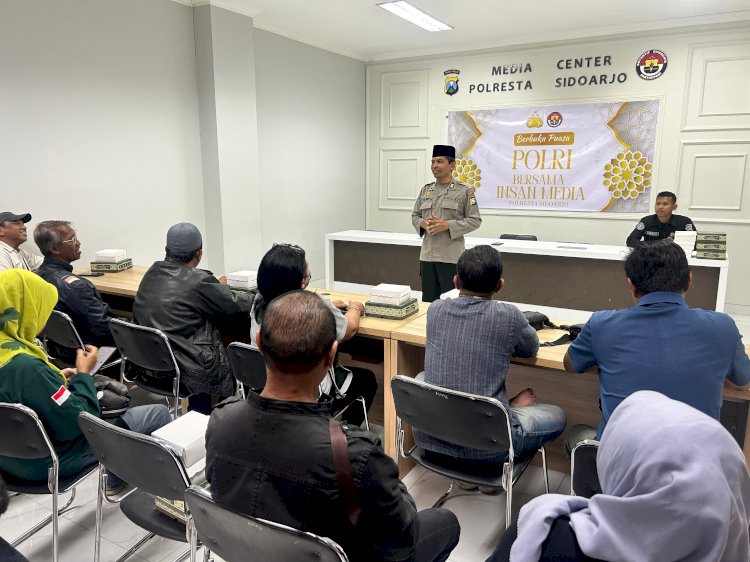 Polresta Sidoarjo Perkuat Sinergitas dengan Lewat Buka Bersama Insan Pers