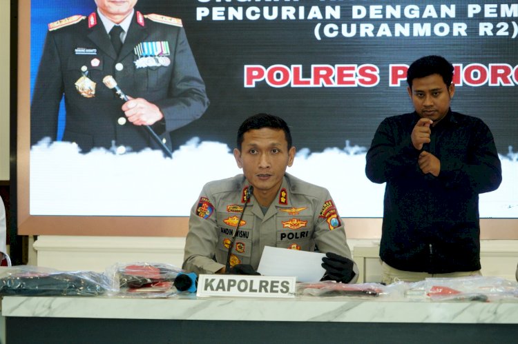 Polres Ponorogo Amankan Pasutri Tersangka Curanmor