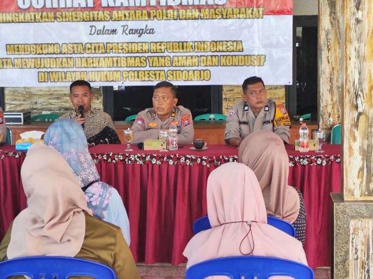 Polresta Sidoarjo Gelar Curhat Kamtibmas Perkuat Sinergi dan Serap Aspirasi Warga